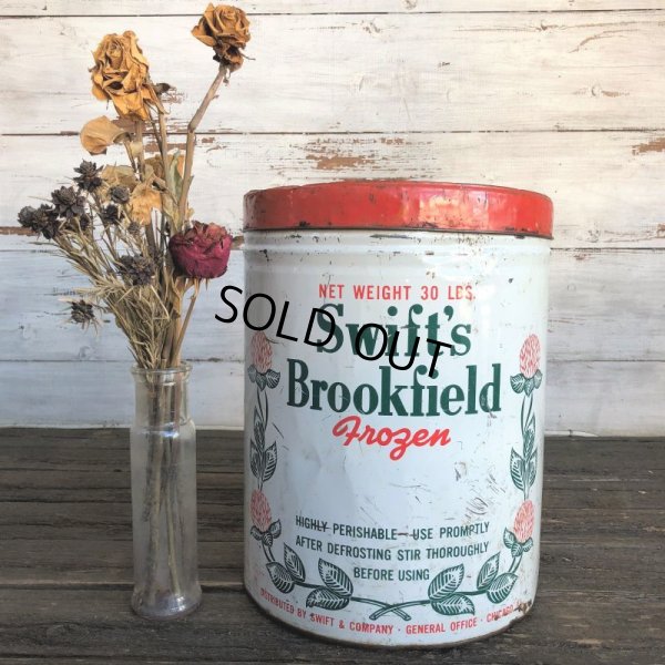 画像1: Vintage Swif't Brootfield Tin Can (J458)