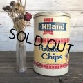 Vintage Hiland Potatochip Tin Can (J453)