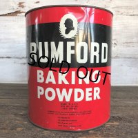 Vintage  Rumford Baking Powder Tin Can (J449)