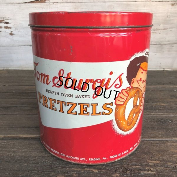 画像3: Vintage Tom Sturgis Pretzel Tin Can (J446)