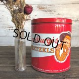 Vintage Tom Sturgis Pretzel Tin Can (J446)