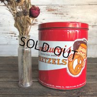 Vintage Tom Sturgis Pretzel Tin Can (J446)