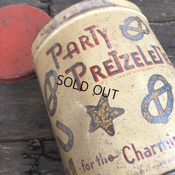 画像7: Vintage Party Pretzel Tin Can (J453)