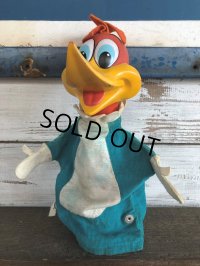 60s Vintage Mattel Woody Woodpecker Puppet Doll (J432)