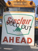 Vintage Sinclair Gasoline Dino Huge Sign (J463)