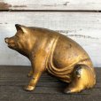 画像6: Vintage ACW Cast Iron Pig  Piggy Bank (J465)