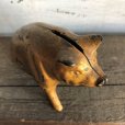 画像10: Vintage ACW Cast Iron Pig  Piggy Bank (J465)