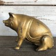 画像5: Vintage ACW Cast Iron Pig  Piggy Bank (J464)