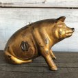 画像2: Vintage ACW Cast Iron Pig  Piggy Bank (J465) (2)