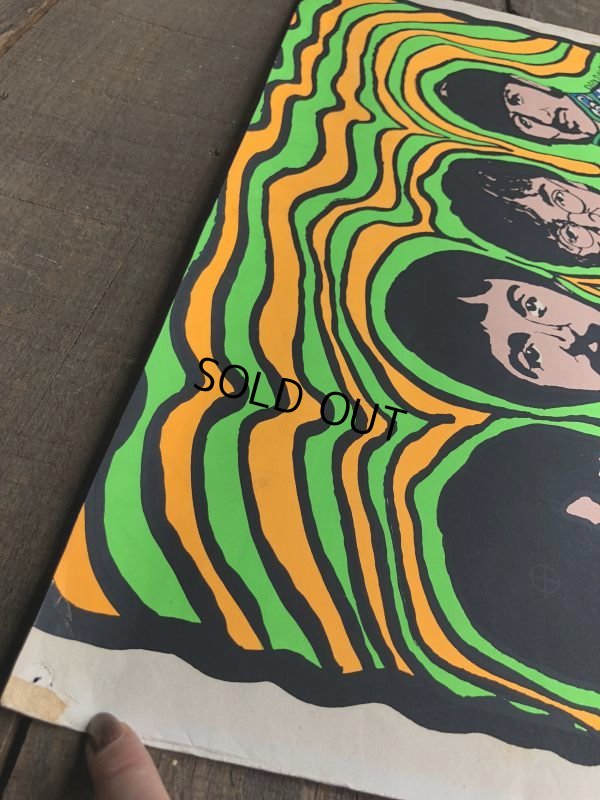 画像3: 60s Vintage Beatles The Gang Dan Shupe Black Light Poster (J684)