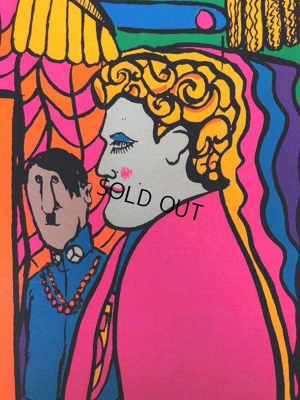 画像9: 60s Vintage Beatles The Gang Dan Shupe Black Light Poster (J684)