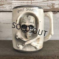 Vinatge Skull Mug SPIRIT DRINKER! (J679)