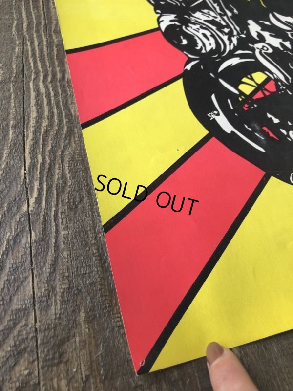 画像3: 60s Vintage Easy Rider Peter Fonda Super Cycle Psychedelic Black light Poster (J685)