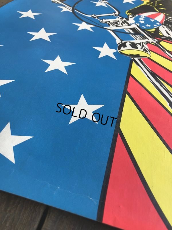 画像6: 60s Vintage Easy Rider Peter Fonda Super Cycle Psychedelic Black light Poster (J685)