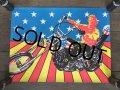 60s Vintage Easy Rider Peter Fonda Super Cycle Psychedelic Black light Poster (J685)