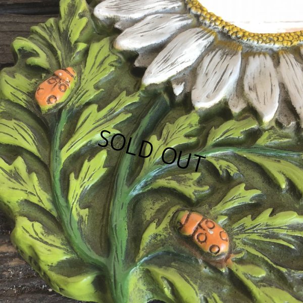 画像4: 70s Vintage Flower Wall Deco Mirror (J690)