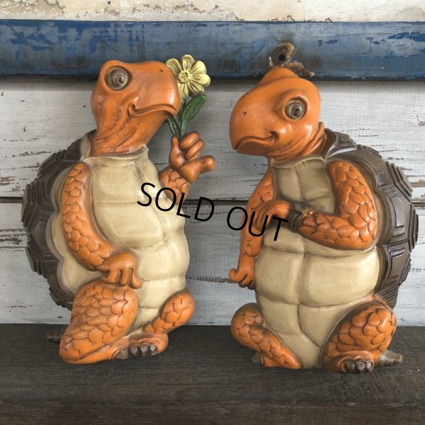 画像1: 70s Vintage Turtles Wall Deco Set (J687)