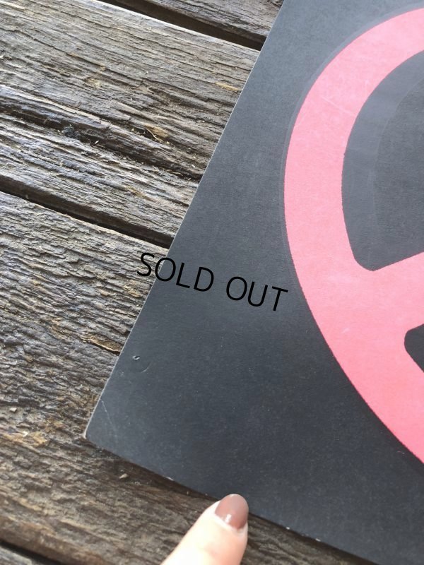 画像3: 60s Vintage Peace Sign Black Light Poster (J686)