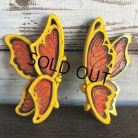 70s Vintage Butterfly Wall Deco Set (J688)