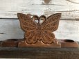 画像4: 70s Vintage Butterfly Wooden Holder (J691)