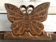 画像5: 70s Vintage Butterfly Wooden Holder (J691)