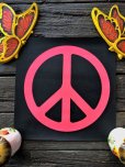 画像1: 60s Vintage Peace Sign Black Light Poster (J686) (1)