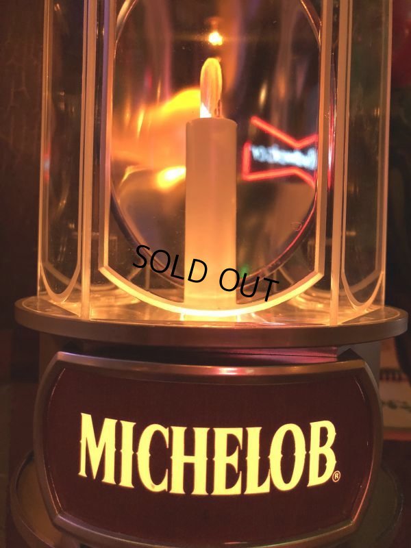 画像12: Vintage Michelob Beer Crystal Backbar Lamp Dead stock (J692)