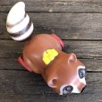 画像9: Vintage Fisher Price Pull Toy Raccoon (J696)