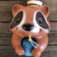 画像8: Vintage Fisher Price Pull Toy Raccoon (J696)