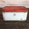 画像6: Vintage Bread Box Tin Rose (J694)