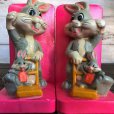 画像8: 70s Vintage WB Bugs Bunny Bookends Holiday Fair Japan (J705)