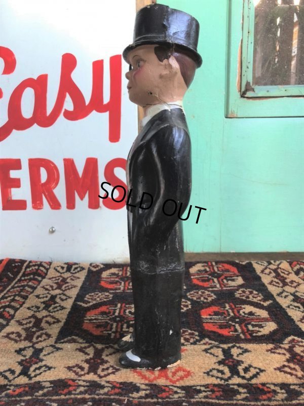 画像4: 40s Vintage Charlie McCarthy Composition Statue (J707)