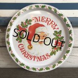 70s Vintage Merry Christmas Tin Tray (J706)