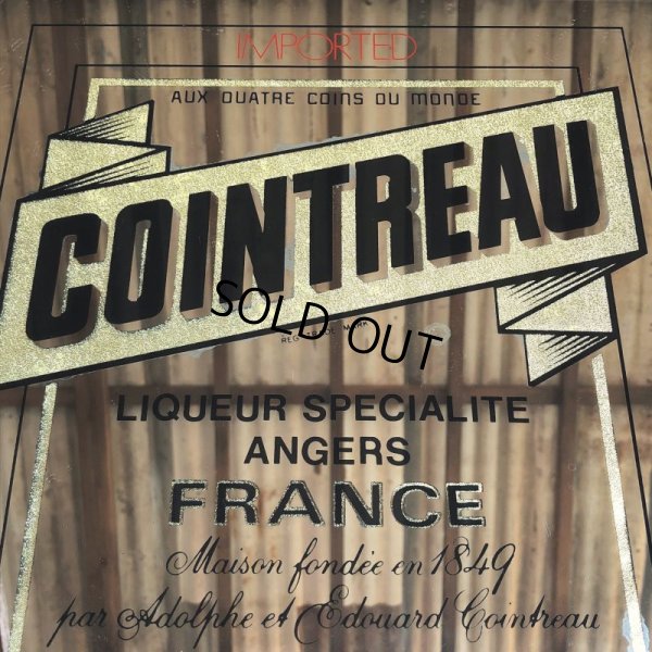 画像7: Vintage COINTREAU LIQUER Pub BAR Wooden Mirror (J706)