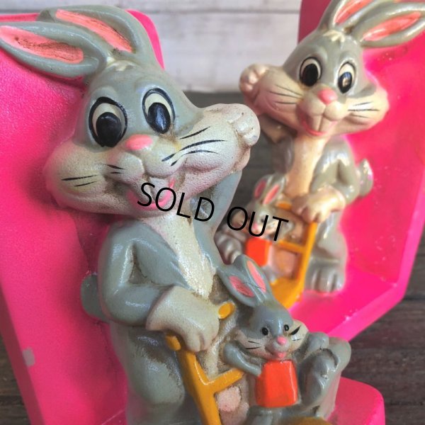 画像9: 70s Vintage WB Bugs Bunny Bookends Holiday Fair Japan (J705)