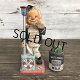 60s Vintage Battery Operated The Drinking Captain (J710) 