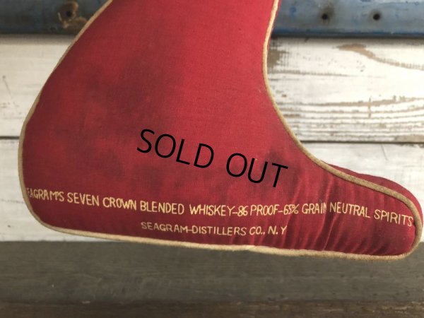 画像3: Vintage Seagram's 7 Crown Whiskey Pillow (J723)