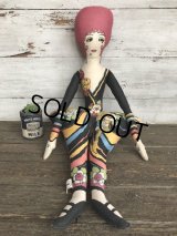 70s Vintage Women Pillow Doll (J716)