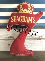 Vintage Seagram's 7 Crown Whiskey Pillow (J723)