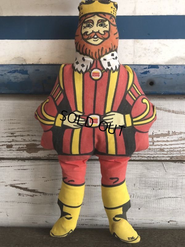 画像1: Vintage Buger King Pillow Doll (J717)