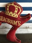 画像4: Vintage Seagram's 7 Crown Whiskey Pillow (J723)