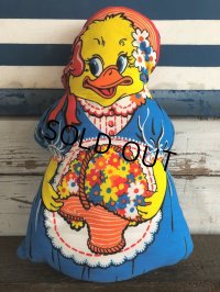 70s Vintage Pillow Doll Cute Duck (J713)