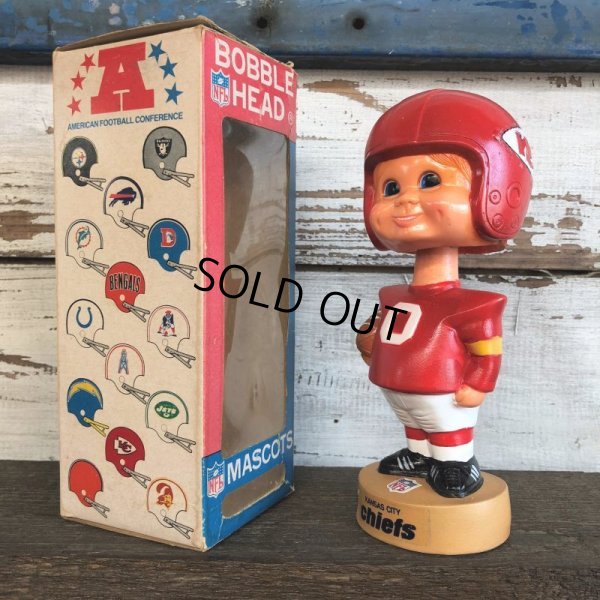 画像1: Vintage NFL Bobble Head Mascots Kansas City Chiefs (J755)