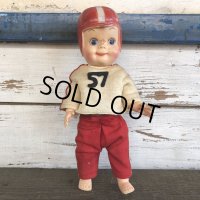 50s Vintage American Football Player Mickey Doll (J756)