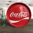 画像1: Vintage Coca Cola Round Tin Tray (J759) (1)