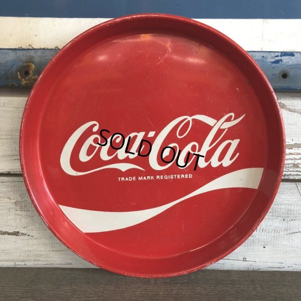 画像2: Vintage Coca Cola Round Tin Tray (J759)