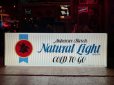 画像1: 80s Vintage Anheuser-Bush Natural Light Beer lighted sign (J761) (1)