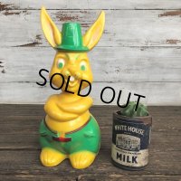 Vintage Bunny Plastic Bank Doll (J763)