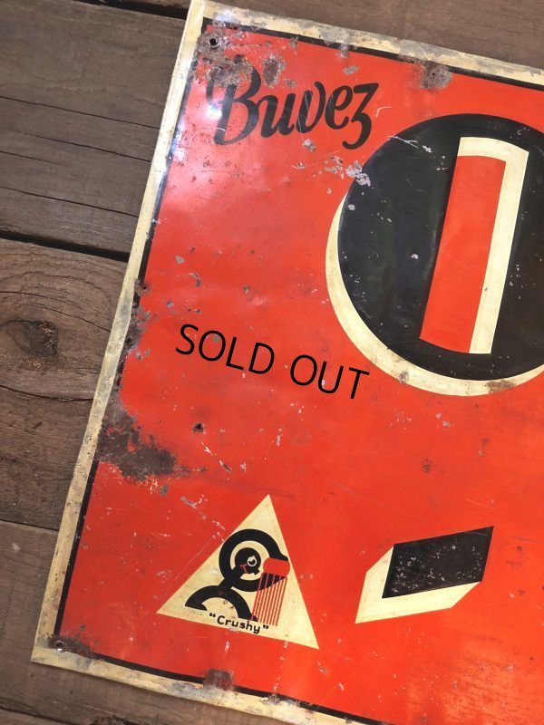 画像4: 40s Vintage Orange Crush Tin Sign (J764)