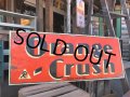 40s Vintage Orange Crush Tin Sign (J764)